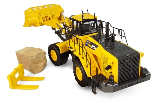 Ładowarka Komatsu WA600 Stone Handler - zabawka model w skali 1:50 UH8153