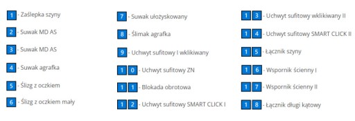 Потолочный рельс алюминиевый MS 210см, одинарный
