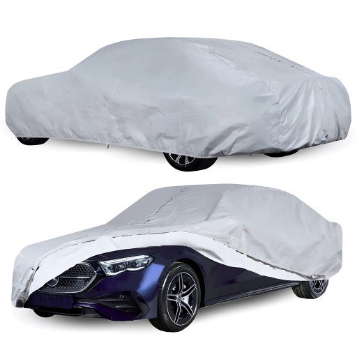 Pokrowiec na Samochód Sedan M2 430-455 Auto Plandeka Exclusive MIĘKKI Pasy