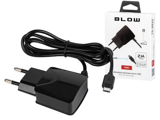 БЫСТРОЕ СЕТЕВОЕ ЗАРЯДНОЕ УСТРОЙСТВО КАБЕЛЬ MICRO USB 5 В/2,1 А