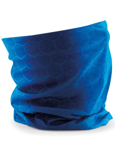 SZAL KOMIN ODDYCHAJĄCY Morf Geometric GEO BLUE