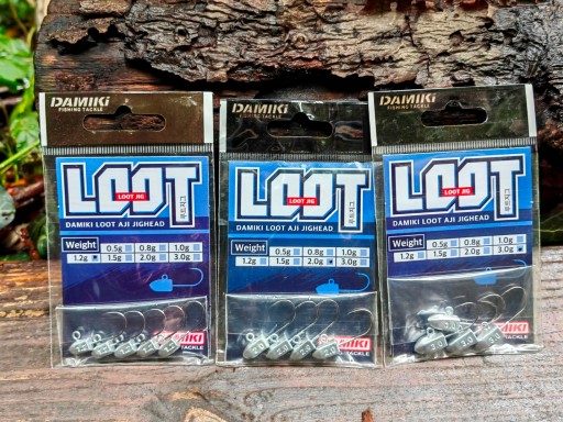 5 SZT. Główka Jigowa Damiki LOOT JIG - 1.0 g HIT!