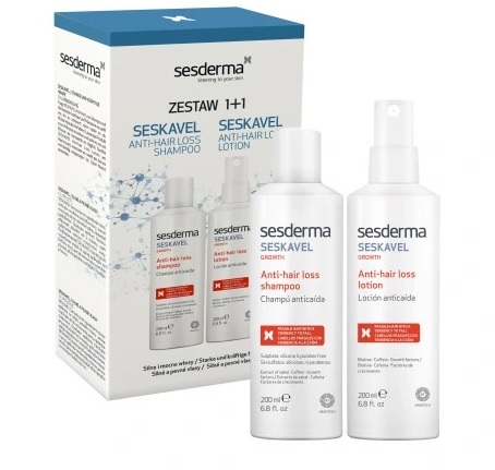 SESDERMA SESKAVEL набор шампунь 200мл + лосьон 200мл