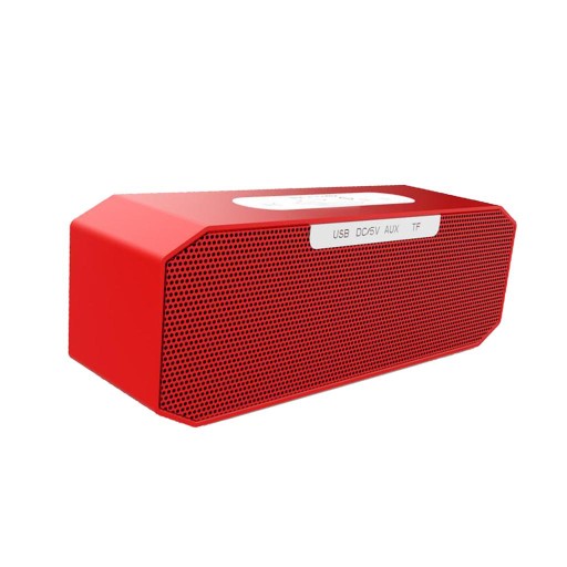 Портативная звуковая панель Stereo P8 с двумя басами, красная