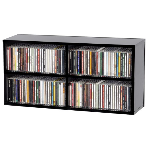 Папка для компакт-дисков Stand Shelf, черная Glorious CD Box 180 Black