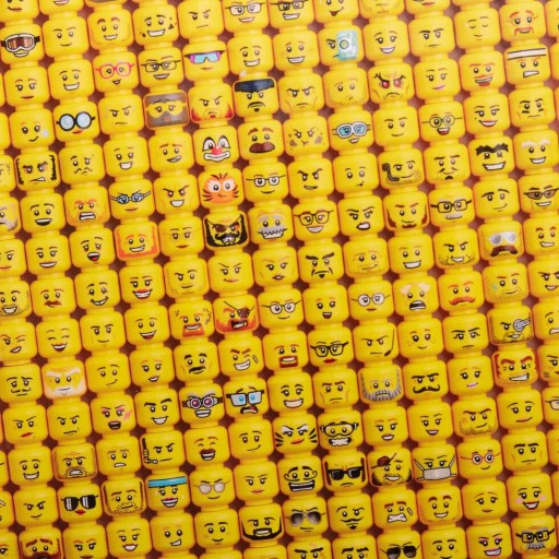 Пазл LEGO Minifigure Faces Лего 1000 деталей