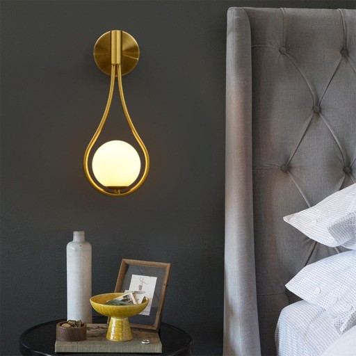 wkv-Modern Glass Ball Lamp Shade Chandelier 8CM