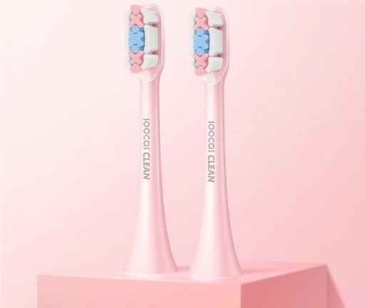 2 насадки SooCare для Soocas X1/X3/X3U/X5 розового цвета