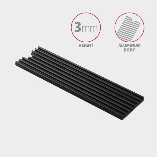Пассивный радиатор для накопителей M.2 SSD Axagon 3 мм
