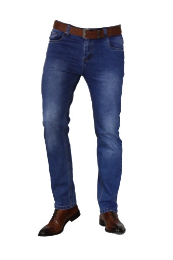 SPODNIE MĘSKIE JEANS REGULAR W40 L32 PAS 104-106