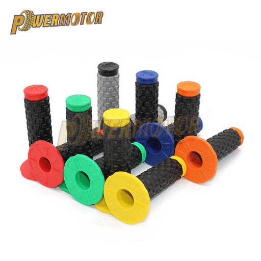 YellowMotorcycle Grip Pro Конические рукоятки Резина 22 мм Двухцветная подушка