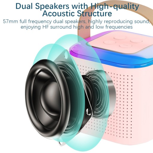 Mini Karaoke Machine Portable Microphone Sound