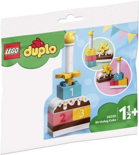 LEGO 30330 DUPLO — ТОРТ НА РОЖДЕНИЕ В ПОЛИБАКТЕ