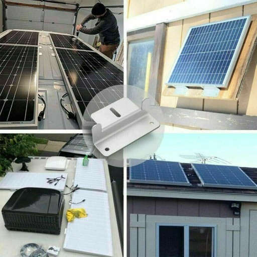 Uchwyty montażowe paneli solarnych typ Z 8 sztuk