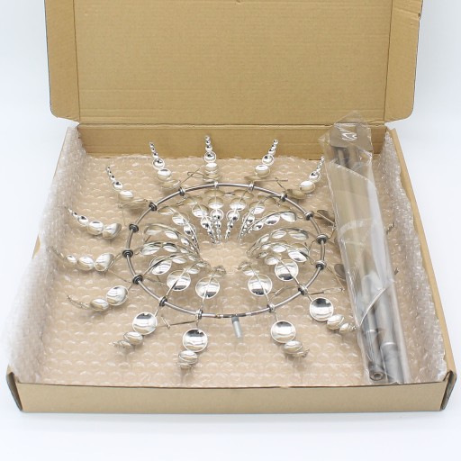 OGRODOWY WIATRAK KINETYCZNY METALOWY SPINNER DEKORACYJNY