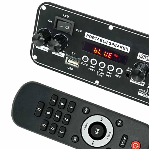 Плата декодирования звука, MP3-плеер, двойной FM-аудиодекодирование, большой черный силикон