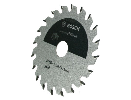 PIŁA WIDIOWA 85x15mm 20 zębów do GKS 10,8VLI BOSCH