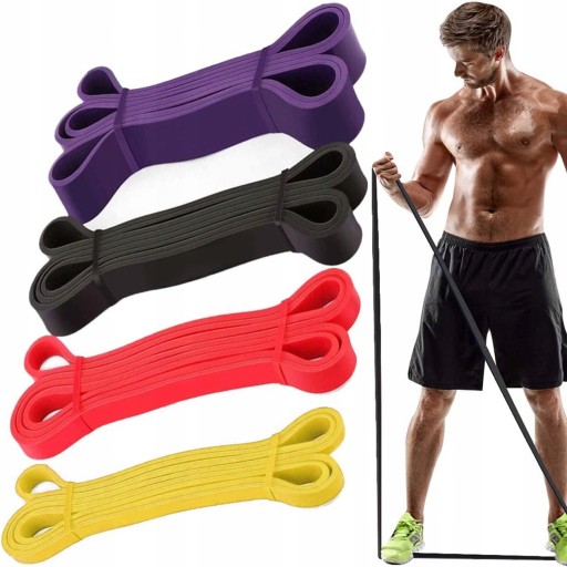 ЭНЕРГИИ ДЛЯ УПРАЖНЕНИЙ POWER BANDS 1-93 КГ ТРЕНИРОВОЧНЫЙ НАБОР 4 ШТ.