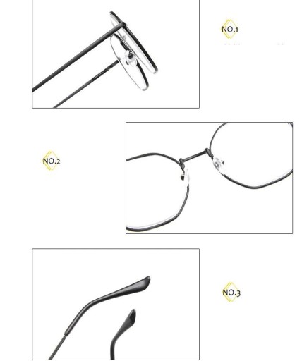 ОЧКИ PRESCRIPTION CONS серебристо-черные -2,5