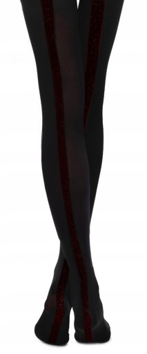Черные колготки для вечеринки CALZEDONIA с блестками, размер 1/2 S/M