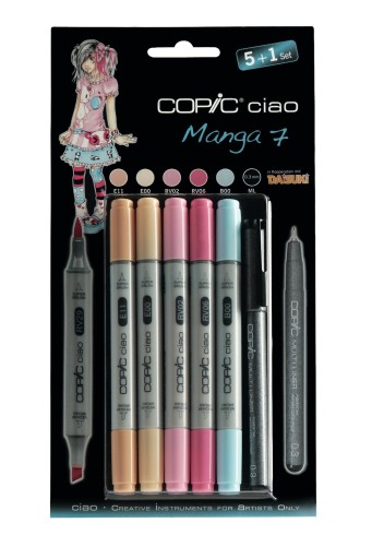 Набор маркеров COPIC Ciao 5+1, манга 7