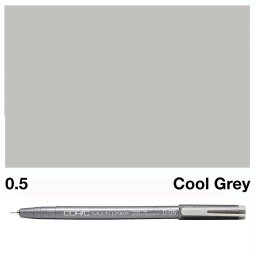 COPIC Multiliner Fineliner 05 мм Холодный серый