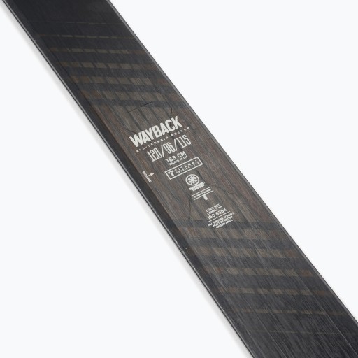 Женские лыжные туристические лыжи K2 Wayback 96 W, синие и фиолетовые, 163 см