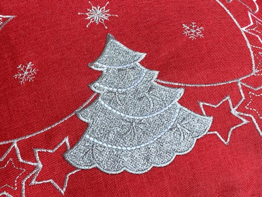 Новогодняя наволочка 40х40 см Starry Christmas Trees