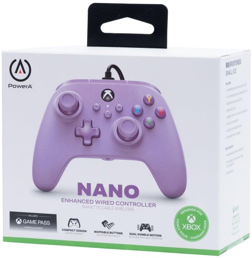 Проводной коврик PowerA Xbox Series для ПК NANO Сиреневый