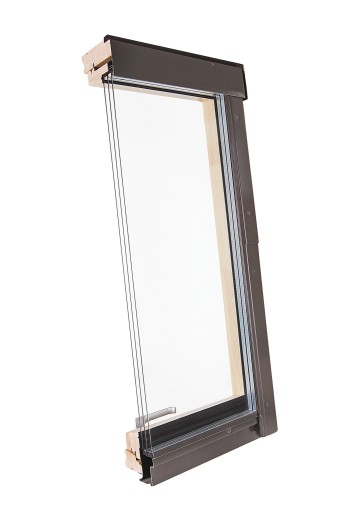 Okno dachowe OptiLight D-PRO| 3 szyby | Uw=1,1 | 55x78 cm + kołnierz
