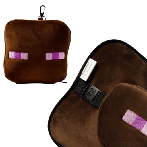 MINECRAFT PODUSZKA PODRÓŹNA TURYSTYCZNA DO SAMOLOTU SAMOCHODU + OPASKA