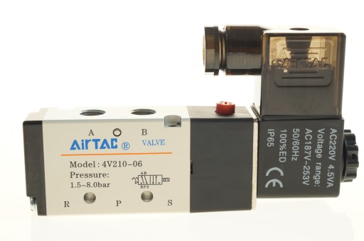 ЭЛЕКТРОМАГНИТНЫЙ КЛАПАН AIRTAC 4V210-06 AG 5/2-1/8- 230 В AC