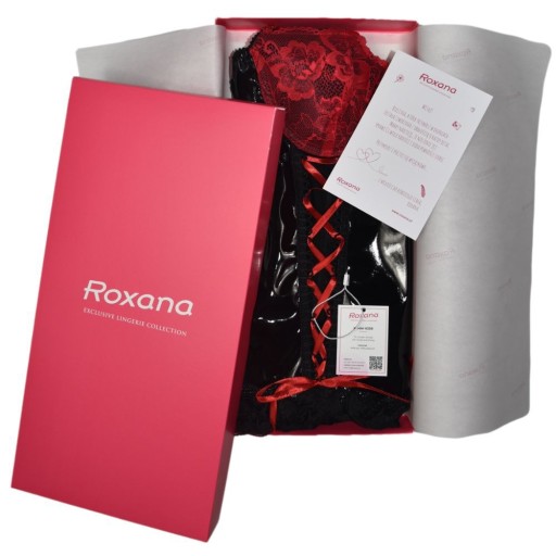 Latexowy Gorset i stringi 6359 M ROXANA