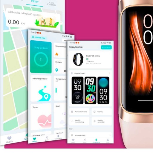ШАГОМЕР SMARTWATCH WRISTBAND КИСЛОРОД ККАЛ ШАГ AMOLED