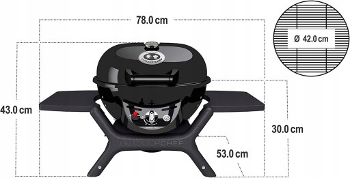 Grill elektryczny Outdoor Chef P-420 E 2000 W