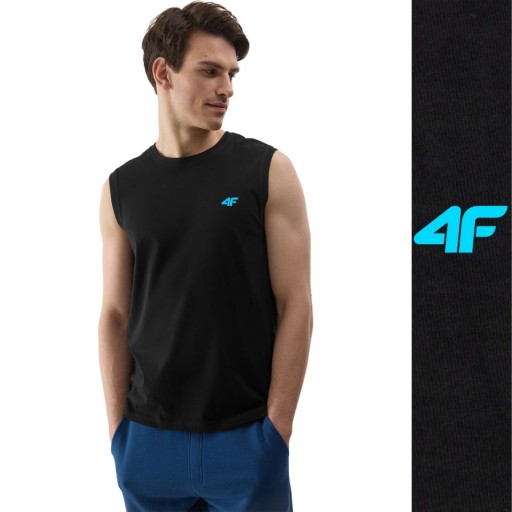 KOSZULKA MĘSKA 4F BEZ RĘKAWÓW TANK TOP PODKOSZULEK NA CO DZIEŃ