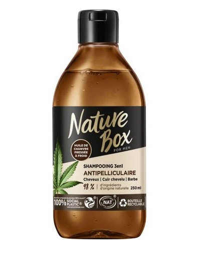 NATURE BOX MEN шампунь 3в1 250мл БИО ЭКОЛОГИЧЕСКИЙ