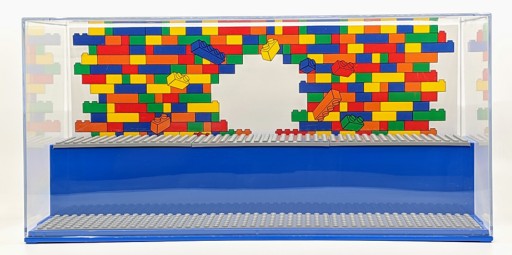 СИНИЙ ЧЕХОЛ ДЛЯ МИНИФИГУРЫ LEGO 4070 DISPLAY XL — СИНИЙ
