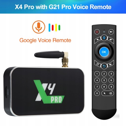 ТВ-приставка UGOOS X4 Pro Android11 ​​Amlogic S905X4 WIFI