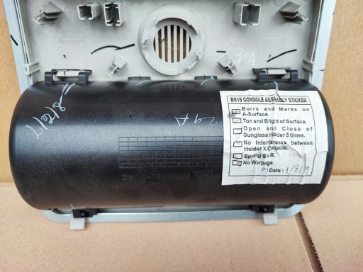 Ford Mondeo MK4 2.0 TDCI, отделение для очков, обивка потолка, крышка