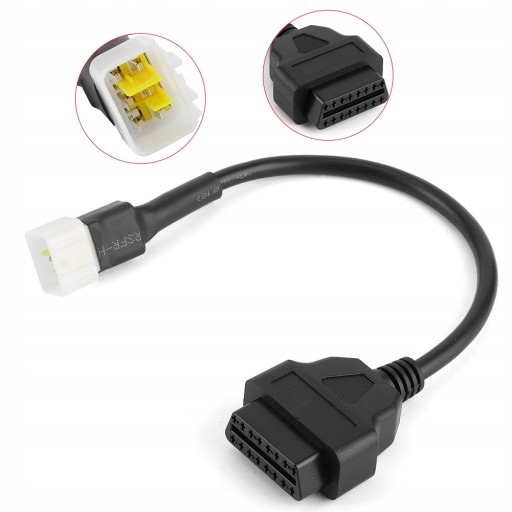 ДИАГНОСТИКА 6-КОНТАКТНЫЙ КАБЕЛЬ-АДАПТЕР OBD2 16-КОНТАКТНЫЙ