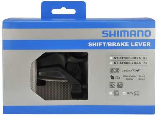 Рычаг SHIMANO ST-EF500 7 скоростей 2P ЧЕРНЫЙ