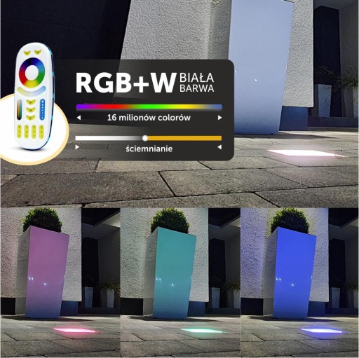 8 светодиодных брусчаток LedBruk 24V Lento RGBW BZ