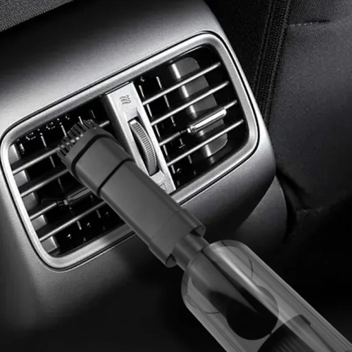 Беспроводной ручной автомобильный пылесос, мощный, перезаряжаемый аккумулятор + насадки
