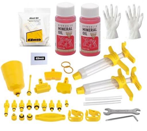 КОМПЛЕКТ ПРОКАЧКИ ТОРМОЗОВ EZMTB 2021 LITE PACK OIL 2 ШТ.