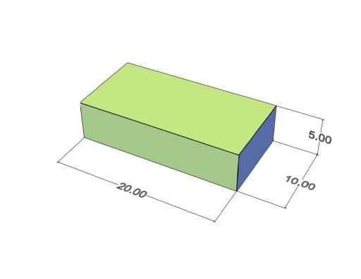Magnes Neodymowy Płytkowy MPŁ 20x10x5 N38H 1 sztuka