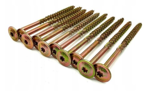 Шурупы столярные по дереву 6х260 TORX С ШАЙБОЙ ГОЛОВКОЙ DMX 100шт.