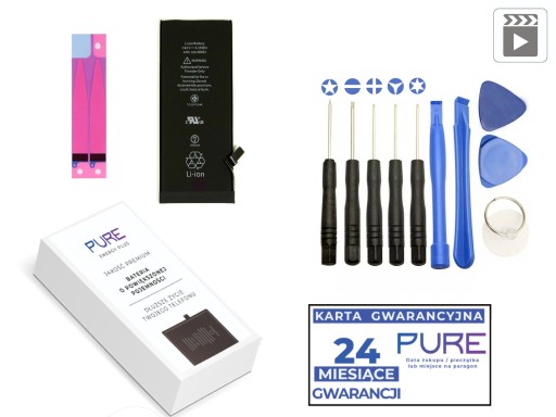 Bateria PURE o zwiększonej pojemności do iPhone 6s