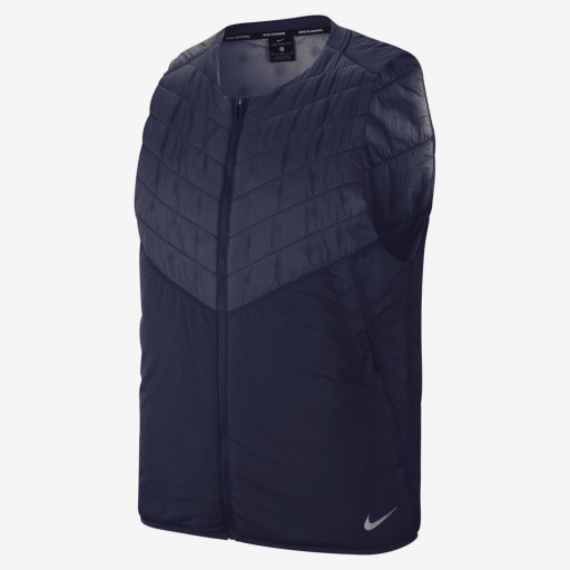 Мужской жилет NIKE, темно-синий, размер М, RUNN для бега