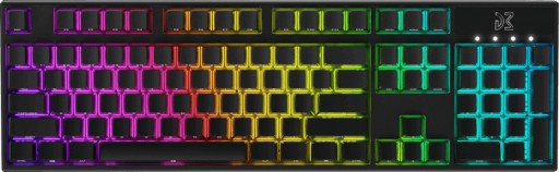 МЕХАНИЧЕСКАЯ КЛАВИАТУРА DREAMKEY С КОРИЧНЕВОЙ RGB СВЕТОДИОДНОЙ СВЕТОДИОДНОЙ КЛАВИАТУРОЙ